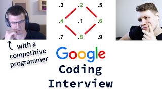 Google Coding Interview With A Competitive Programmer [upl. by Roybn]