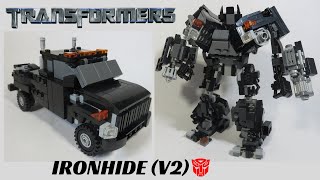 Lego Transformers 2007 Movie Ironhide V2 [upl. by Kessia]