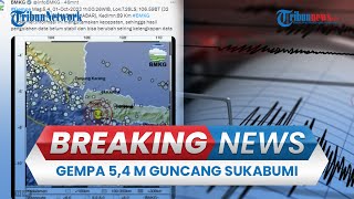 BREAKING NEWS Gempa Magnitudo 54 Guncang Sukabumi Getaran Dirasakan Sampai Jakarta [upl. by Enovaj]