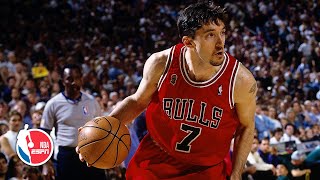 Toni Kukoc’s Chicago Bulls highlight reel  NBA Highlights on ESPN [upl. by Ahsieuqal]