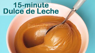 How to make Dulce de Leche in 15 Minutes  Smooth and Creamy Caramel Toffee Recipe  Baking Cherry [upl. by Cresida]