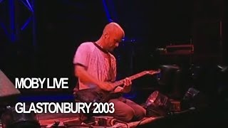 Moby Porcelain Live at Glastonbury [upl. by Yhtomiht]