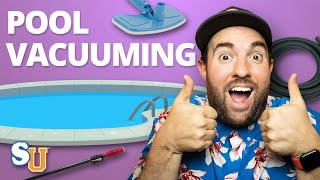 How to Use a POOL VACUUM The Right Way [upl. by Yard997]