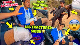 Hand Fractured Sibbu😨💔  Leg Fractured  1 Lakh ka Nuksan Hoagya Bike Preparation for Ladakh Ride [upl. by Rehportsirhc]