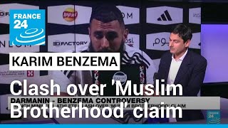 Benzema French minister clash over Muslim Brotherhood claim • FRANCE 24 English [upl. by Gisella583]