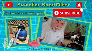 How to Assemble a Swimline HydroTools 12 inch Sand Filter for an Above Ground Swimming Pool [upl. by Eecyal]