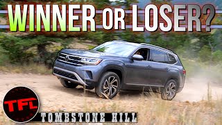 Can The 2021 Volkswagen Atlas PROVE Its Worthy OffRoad On Tombstone Hill I Push It To Its Limits [upl. by Elaynad32]