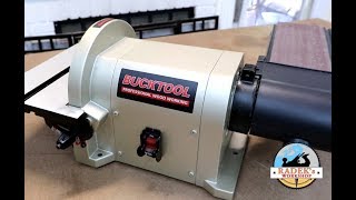 Bucktool Belt Disc Combo Sander Review [upl. by Denbrook967]