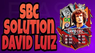 SBC SOLUTION DAVID LUIZ 95  MADFUT 22 [upl. by Arevle]