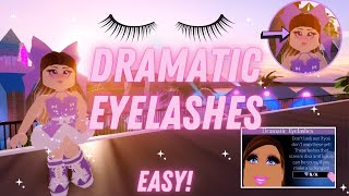 How To Get The Dramatic Eyelashes In Royale High EASY [upl. by Nasia]