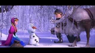 Frozen Meeting Olaf Clip HD [upl. by Vierno778]