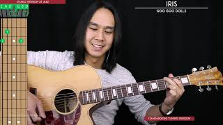 Iris Guitar Cover Acoustic  Goo Goo Dolls 🎸 Standard amp Alternate Tuning Tabs  Chords [upl. by Aryn]