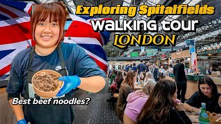 Londons Most Underrated Street Market  Walk Log Of Spitalfields [upl. by Cibis]