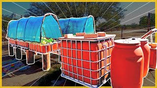 COMPLETED DIY Build of Aquaponics System  Movie Length Full Version of Finished Project [upl. by Abihsot]