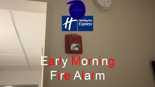 Early Morning Hotel Fire Alarm February 5 2020  Holiday Inn Express Kings Mountain NC [upl. by Bendicty]