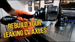 HOW TO REBUILD CV AXLES IN 10 MINUTES [upl. by Ludly]