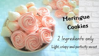 Meringue Cookies  2 Ingredients recipe [upl. by Antoinette]