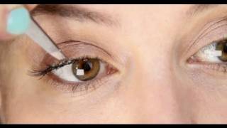 Lisa Eldridge  How To Apply Individual False Eyelashes Tutorial [upl. by Arianie]