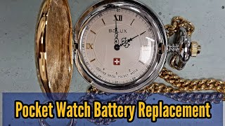 How To Change a Pocket Watch Battery  Watch Repair Channel [upl. by Bria]