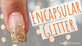 Como Fazer Unha Encapsulada Com Glitter UNHA DECORADA SIMPLES [upl. by Doroteya]