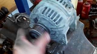 SKODA FABIA 16TDI HOW TO REPAIR ALTERNATOR [upl. by Giralda860]