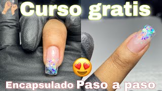 CLASE3 encapsulado básico en uñas acrílicas principiantes [upl. by Brause72]