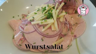 bayrischer schweizer WURSTSALAT  einfach und schnell erklärt [upl. by Salangia]