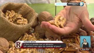 Red de salud  Beneficios de los frutos secos  041215 [upl. by Eissel]