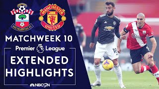 Southampton v Manchester United  PREMIER LEAGUE HIGHLIGHTS  11292020  NBC Sports [upl. by Quintilla]