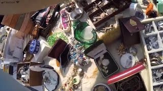 Flea market Jewelry jewelry amp more jewelry Lots of sterling [upl. by Osnofla]