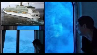 Terrifying 30ft Waves Hit Royal Caribbean cruise ship [upl. by Premer804]