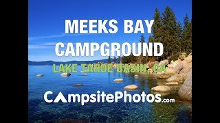 Meeks Bay Campground  Lake Tahoe Basin [upl. by Namsaj]