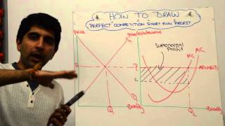 Perfect Competition Short Run SupernormalAbnormal Profit [upl. by Yemorej]