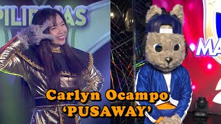 PUSAWAY unmasked as ZGirls Leader Carlyn Ocampo  MaskedSingerPilipinas [upl. by Redleh]