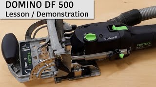 Understanding the Festool Domino DF 500 Demonstration amp Overview [upl. by Yremogtnom]