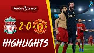 Liverpool 20 Man Utd  Van Dijk and Salah win it at Anfield  Highlights [upl. by Narcis]