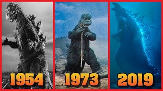 Evolution of Godzilla Roars 19542019 [upl. by Belcher256]