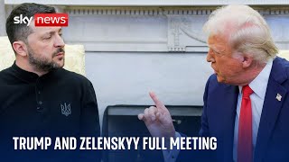 In full Trump and Zelenskyy clash at the White House [upl. by Shute636]