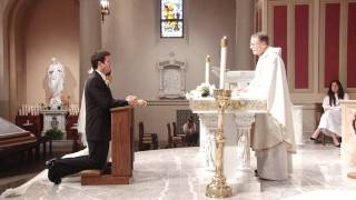 Catholic Wedding Ceremony at St Monicas Catholic Church in Santa Monica [upl. by Anelrats987]