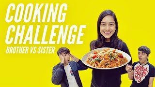 COOKING CHALLENGE WITH BROTHER amp SISTER  Rimorav Vlogs [upl. by Yanel]