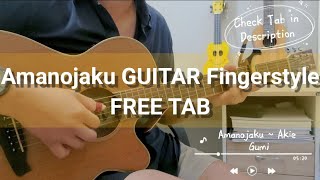 Amanojaku GUITAR Fingerstyle FREE TAB [upl. by Sid]