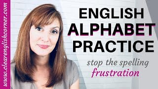 How to Say English Letters American English Alphabet Pronunciation [upl. by Toffey]