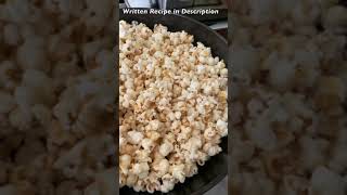 How to make Sweet Popcorn at Home  Easy Snack Recipe [upl. by Neelhtac]