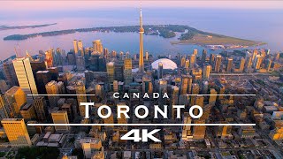 Toronto Canada 🇨🇦  by drone 4K [upl. by Notniw60]