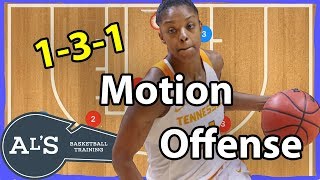 131 Motion Basketball Offense [upl. by Attenal215]