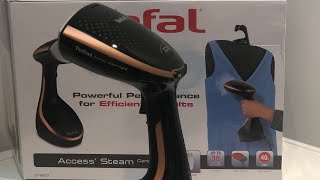 Tefal Access Steam Care DT9100  Handheld Garment Steamer [upl. by Ayanahs995]