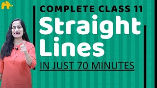 Straight Lines Class 11  Maths Chapter 10  in Hindi [upl. by Ainnet933]