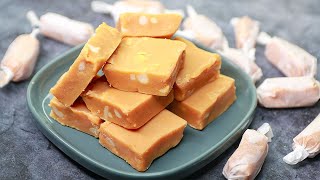 Milk Toffee Recipe  Sri Lankan Milk Dessert  Kiri Toffee Recipe  Condensed milk Toffee  Yummy [upl. by Hguh]