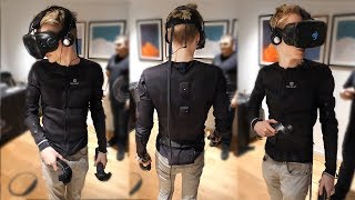 This Haptic Suit Lets You Touch and Feel Virtual Reality  Teslasuit [upl. by Bethesda]