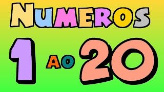 NÚMEROS DO 1 AO 20 PARA CRIANÇAS [upl. by Lala265]